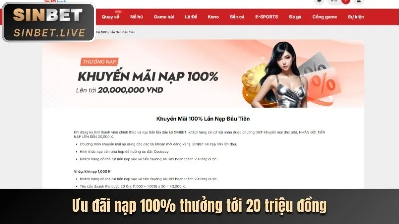 Thưởng nạp tiền hàng ngày 7789bet